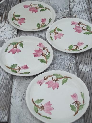 photo of Green Arbor Continental Kilns vintage pottery, plates set & serving pieces #8