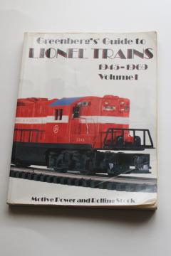 catalog photo of  Greenberg's Guide to Lionel Trains 1945 to 1969 Volume III Cataloged Sets 1990s vintage book 