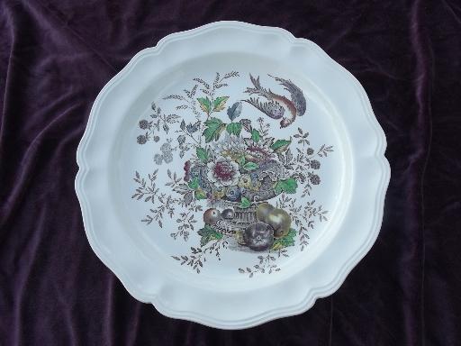 photo of Hampshire Royal Doulton china, chop plate, platter, oval bowls lot #2
