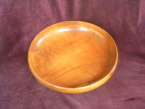 photo of Hand turned Myrtlewood bowl from Marshfield, Oregon, vintage treenware #1