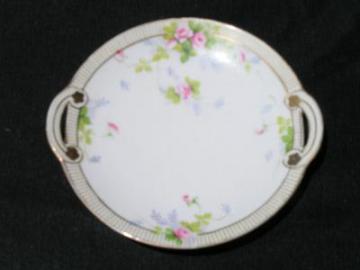 catalog photo of Hand-painted Nippon, roses plate