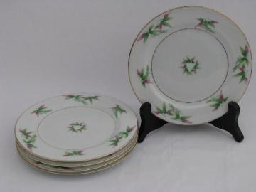 catalog photo of Harmony House Mandarin bamboo china, vintage Japan, small plates