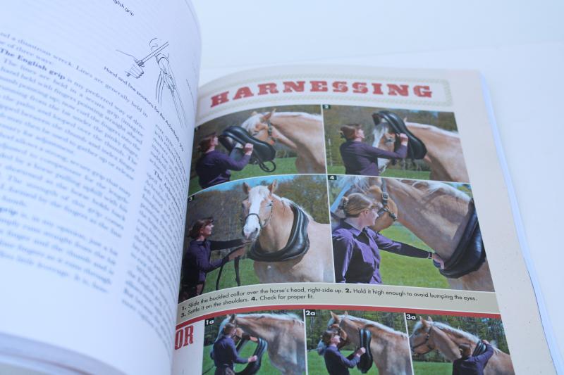 photo of Harnessing Equine Power for farm and show, draft horses & mules back to the land farming book #5