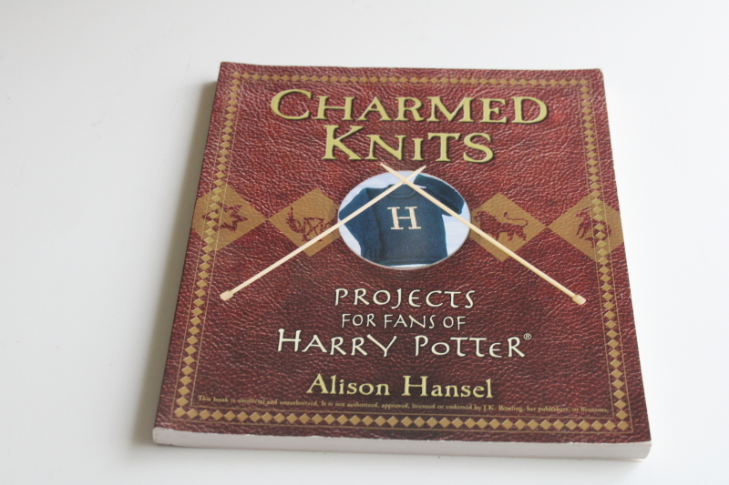 photo of Harry Potter inspired knitting patterns, book of Charmed Knits for kids & adults  #1