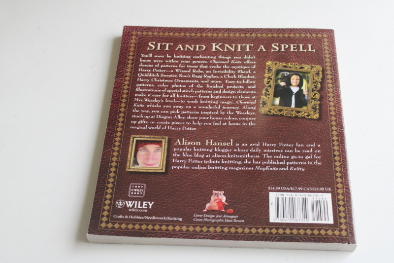 photo of Harry Potter inspired knitting patterns, book of Charmed Knits for kids & adults  #2