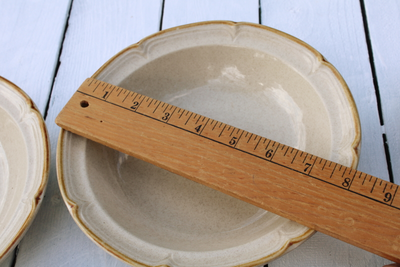 photo of Hearthside Japan The Classics stoneware, set of 4 soup bowls, 4 cereal bowls vintage dinnerware  #3
