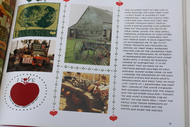 photo of Heartland Charles Wysocki art & life, Greenwich Workshop 1990s vintage book  #6