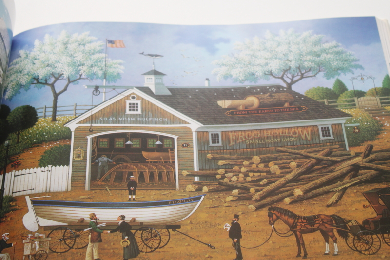 photo of Heartland Charles Wysocki art book, signed collectors edition Greenwich Workshop 1990s vintage #12