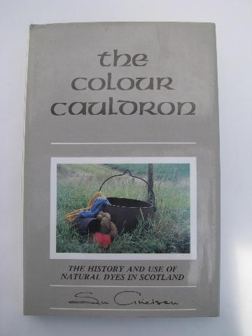 photo of History & Use Natural Dyes in Scotland, dyeing wool yarn, fabric #1