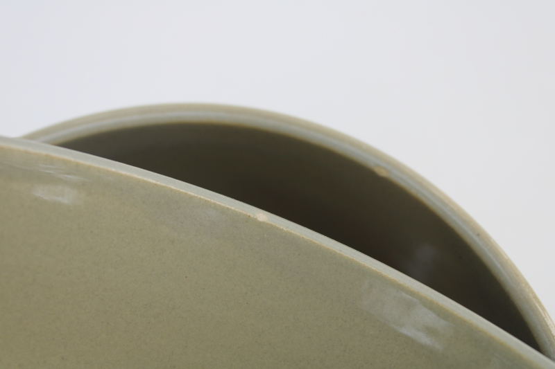photo of Home Sweet Home Salt Glaze stoneware 80s 90s vintage China, country blue hearts on tan, big mugs & soup bowls  #4
