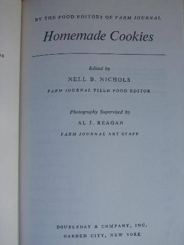 photo of Homemade Cookies vintage Farm Journal cook book 300+ pgs of recipes #2