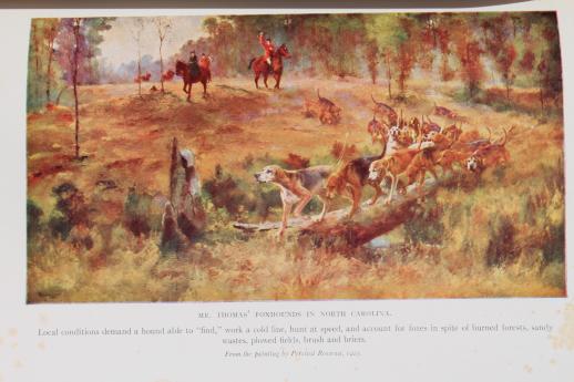 photo of Hounds & Hunting Through the Ages, 1928 hunt & hound dog book vintage edition #4