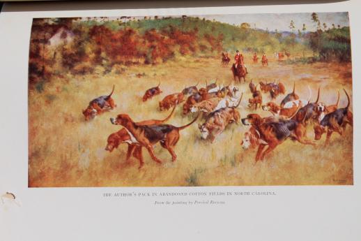 photo of Hounds & Hunting Through the Ages, 1928 hunt & hound dog book vintage edition #6