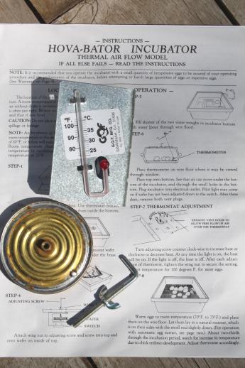 photo of Hova-Bator egg incubator model #1582, small incubator for home farm homestead use #2