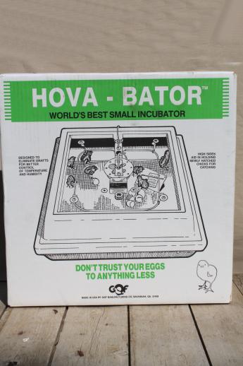 photo of Hova-Bator egg incubator model #1582, small incubator for home farm homestead use #5