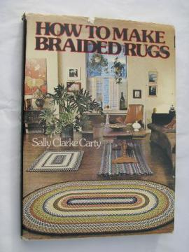 catalog photo of How To Make Braided Rugs, rug braiding instruction book, 70s vintage