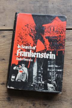 catalog photo of In Search of Frankenstein, Mary Shelley's novel & true life history which inspired it 