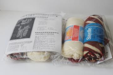 catalog photo of Indian corn soft stuffed decorations door decor to crochet, yarn & pattern kit 