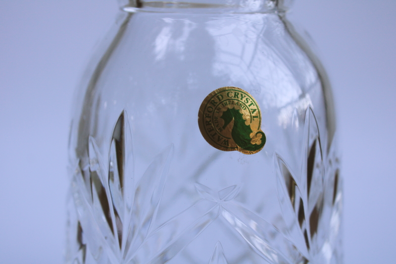 photo of Innisfree Waterford crystal carafe made in Ireland Waterford label  #2