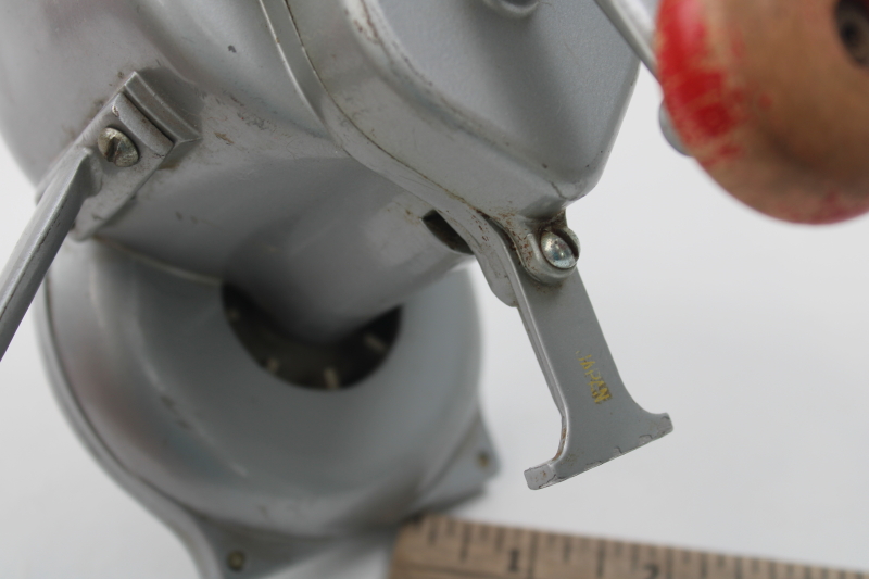 photo of JP Midget Duster vintage hand crank garden dust applicator, small farm tool #6