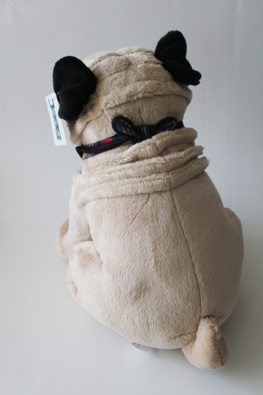 photo of Jaag tag plush stuffed animal Pug dog, soft squishy puppy w/ bandana from Scheels #3