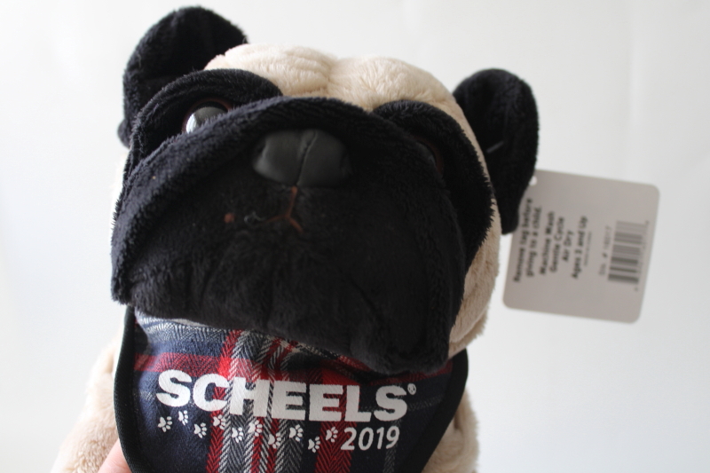 photo of Jaag tag plush stuffed animal Pug dog, soft squishy puppy w/ bandana from Scheels #4