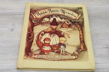 Joan Walsh Anglund Nibble Nibble Mousekin, A Tale of Hansel & Gretel vintage fairy tale book