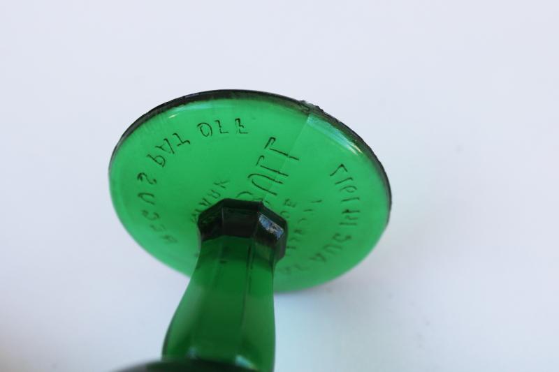 photo of John Bull early 20th century vintage advertising green glass eye wash cup #4