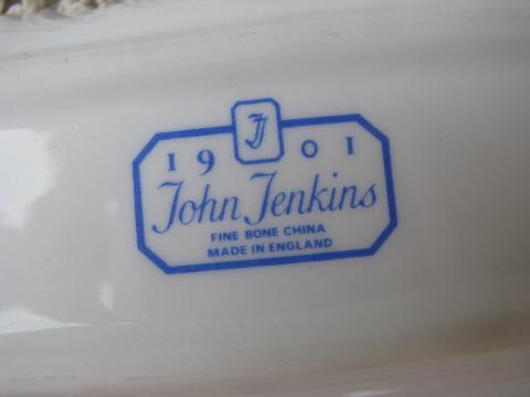 photo of John Jenkins and Royal Worcester England bone china trays, trinket holders #8