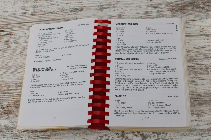 photo of Kalona Iowa Historical Society cook book, vintage community cookbook Cedar Rapids area  #4