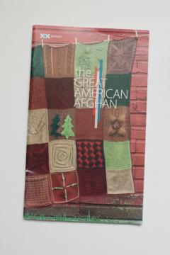 Knitter's Magazine Great American Afghan Book knitted coverlet quilt block knitting patterns 