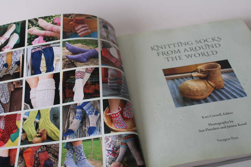 photo of Knitting Socks From Around The World charted patterns instructions knitter's book  #3