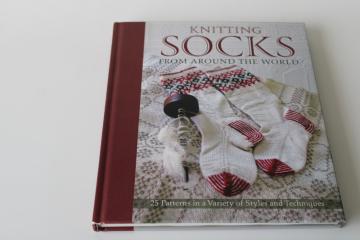 Knitting Socks From Around The World charted patterns instructions knitter's book 