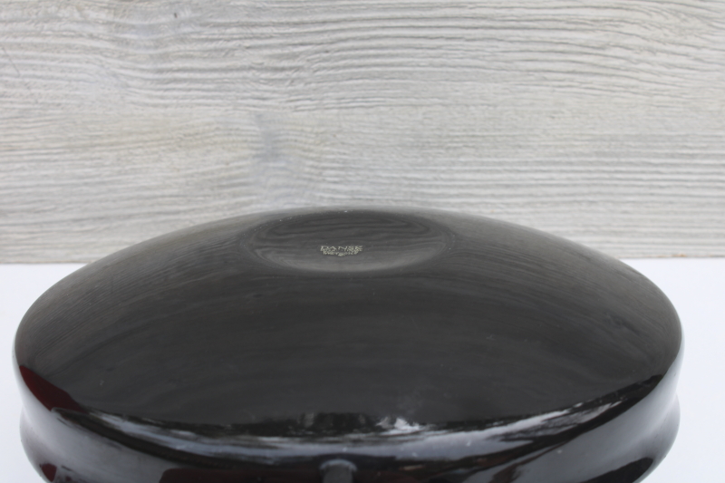 photo of Kobenstyle Dansk black & white enamel paella pan mod vintage made in France #4