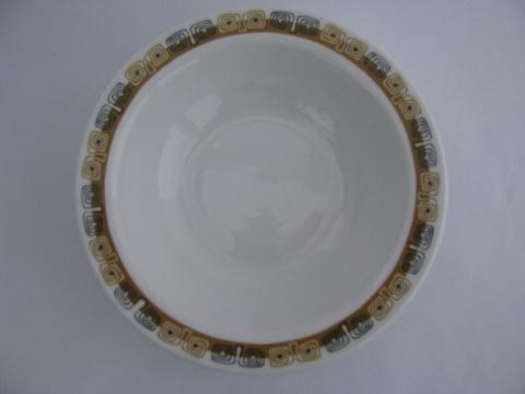 photo of retro mod vintage kon-tiki shenango china, soup bowls #2