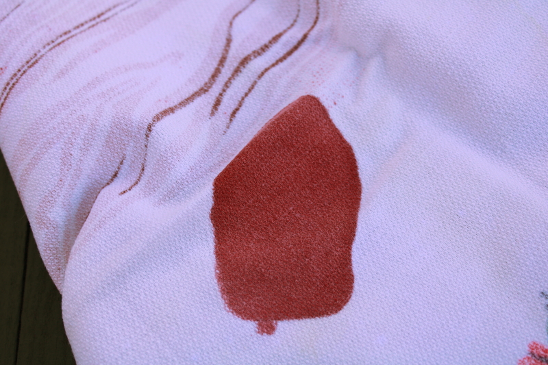 photo of LARGE vintage Startex cotton tablecloth western cowboys rodeo print as is  #2