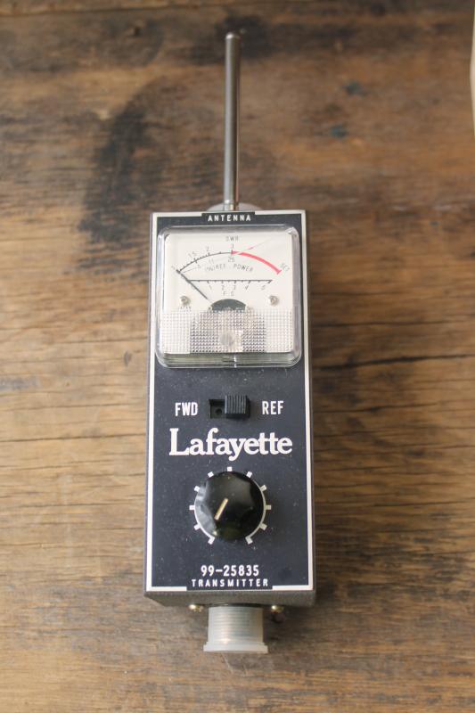 photo of Lafayette SWR & field strength meter ham radio equipment for shortwave & CB #9