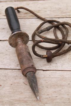 catalog photo of Large 1930s American Beauty soldering iron model 3178 300w old industrial vintage tool