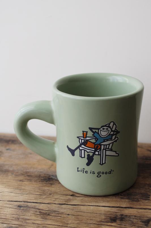 photo of Life Is Good home mug diner style coffee cup Do What You Like, Like What You Do #1