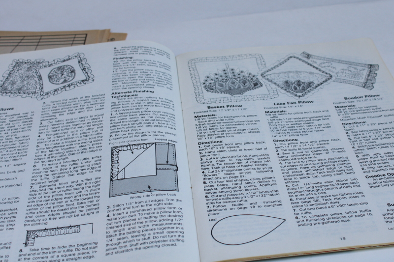 photo of Linens & Old Lace upcycle sewing projects w/ patterns, vintage book from That Patchwork Place  #4