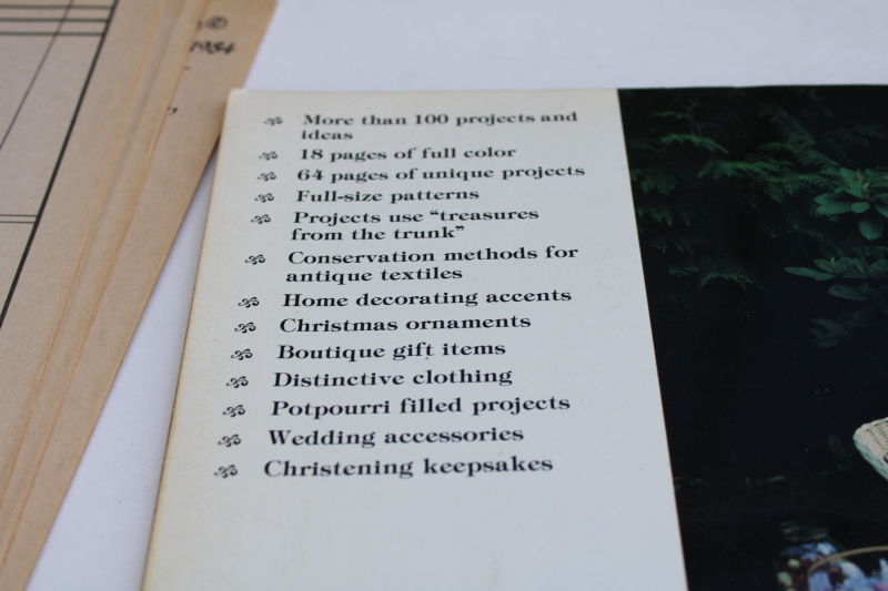 photo of Linens & Old Lace upcycle sewing projects w/ patterns, vintage book from That Patchwork Place  #7
