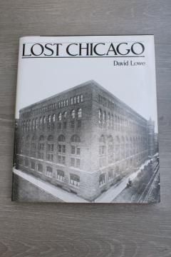 catalog photo of Lost Chicago, historic buildings architecture photos, gilded age homes, downtown stores