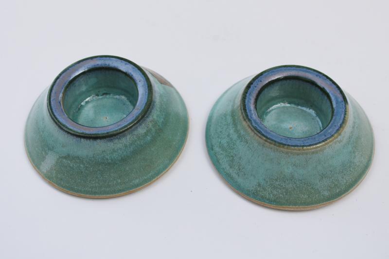 photo of Louis Mulcahey Dingle Ireland modern art ceramic candle holders, Irish pottery #4