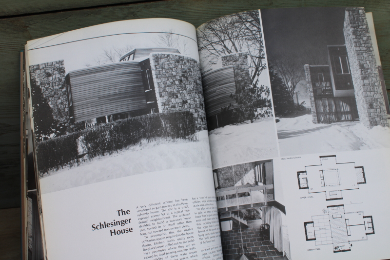 photo of MCM modernist architectural design 70s vintage book Houses Architects Design For Themselves #3