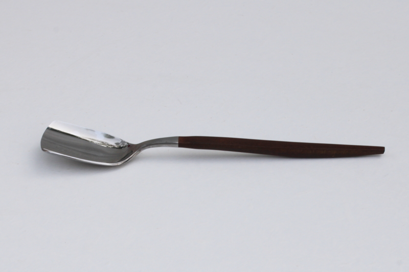photo of MCM vintage Ekco Eterna Canoe Muffin bonbon spoon or sugar shovel #1