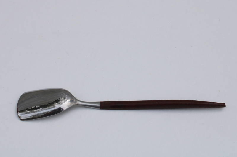 photo of MCM vintage Ekco Eterna Canoe Muffin bonbon spoon or sugar shovel #4