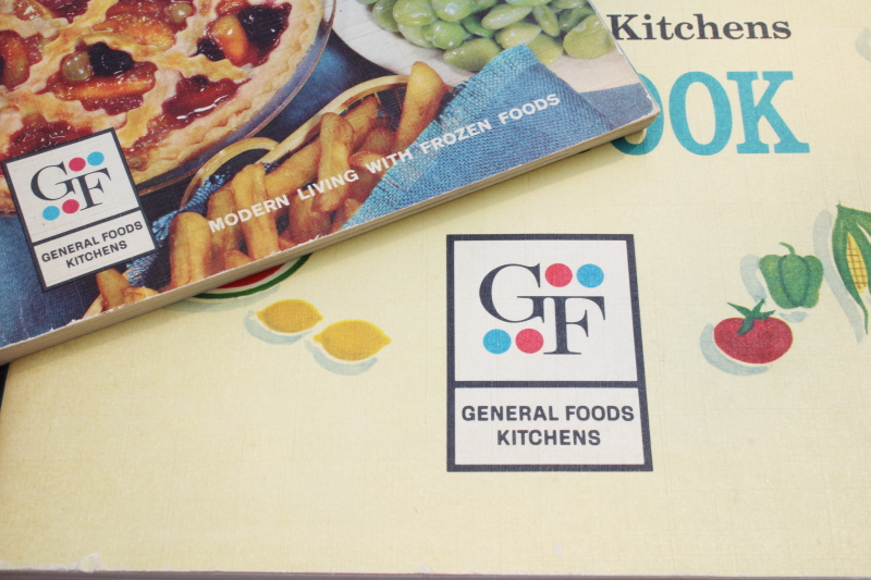 photo of MCM vintage General Foods Cookbook & Frozen Food Cook Book, retro recipes, kitchen tips  #2