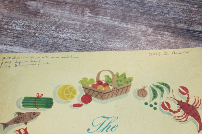 photo of MCM vintage General Foods Cookbook & Frozen Food Cook Book, retro recipes, kitchen tips  #3