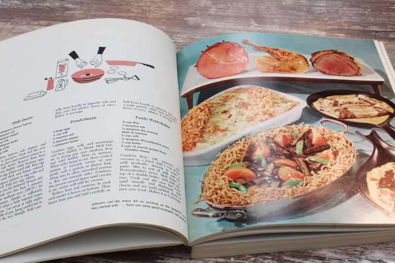 photo of MCM vintage General Foods Cookbook & Frozen Food Cook Book, retro recipes, kitchen tips  #6