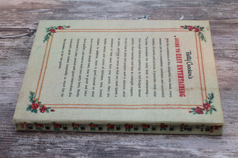 photo of MCM vintage cookbook Betty Crocker's Guide to Easy Entertaining 1st edition, Peter Spier drawings #6
